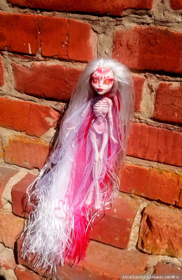 Мой первый ООАК — ООАК Monster High и Ever After High: репейнт (фото 3)