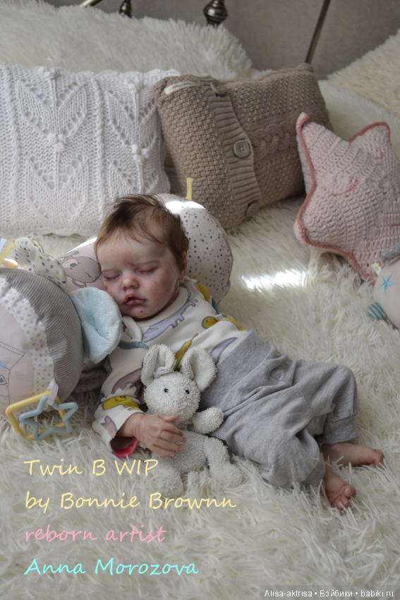 Родился один из близнецов Твинчик "Б".Ждем Твинчика"А". Кукла реборн Анны Морозовой