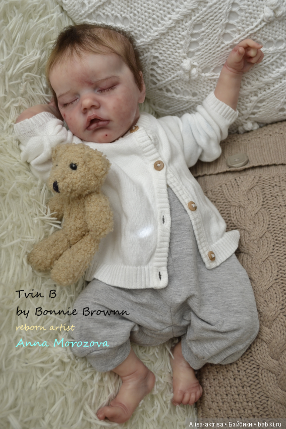 Родился один из близнецов Твинчик "Б".Ждем Твинчика"А". Кукла реборн Анны Морозовой