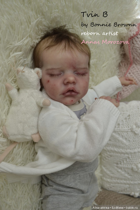Родился один из близнецов Твинчик "Б".Ждем Твинчика"А". Кукла реборн Анны Морозовой