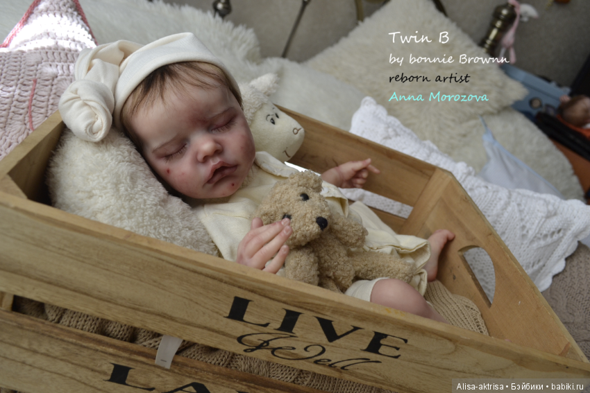 Родился один из близнецов Твинчик "Б".Ждем Твинчика"А". Кукла реборн Анны Морозовой