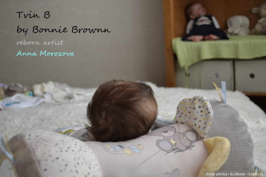 Родился один из близнецов Твинчик "Б".Ждем Твинчика"А". Кукла реборн Анны Морозовой (фото 6)