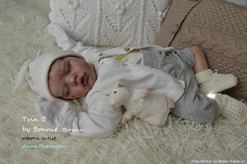 Родился один из близнецов Твинчик "Б".Ждем Твинчика"А". Кукла реборн Анны Морозовой