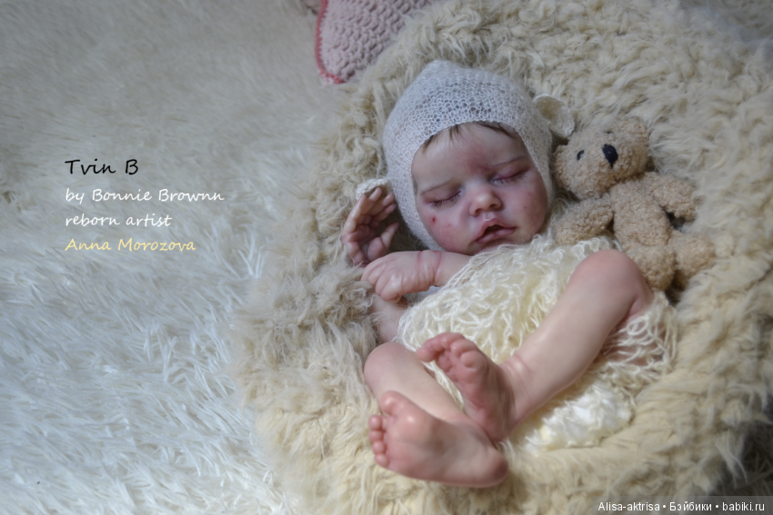 Родился один из близнецов Твинчик "Б".Ждем Твинчика"А". Кукла реборн Анны Морозовой
