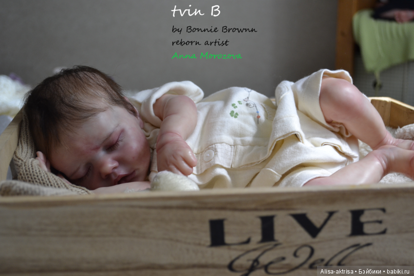 Родился один из близнецов Твинчик "Б".Ждем Твинчика"А". Кукла реборн Анны Морозовой