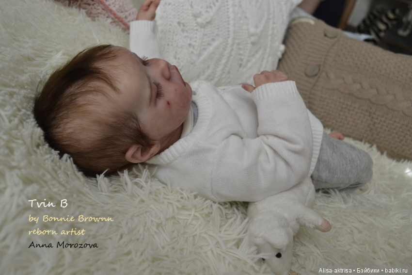 Родился один из близнецов Твинчик "Б".Ждем Твинчика"А". Кукла реборн Анны Морозовой