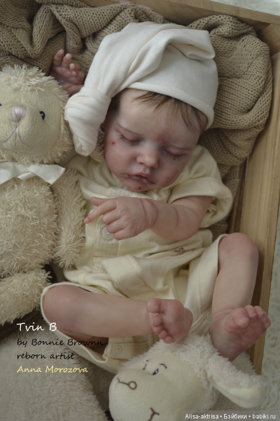 Родился один из близнецов Твинчик "Б".Ждем Твинчика"А". Кукла реборн Анны Морозовой