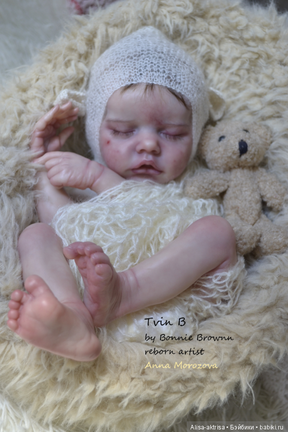 Родился один из близнецов Твинчик "Б".Ждем Твинчика"А". Кукла реборн Анны Морозовой