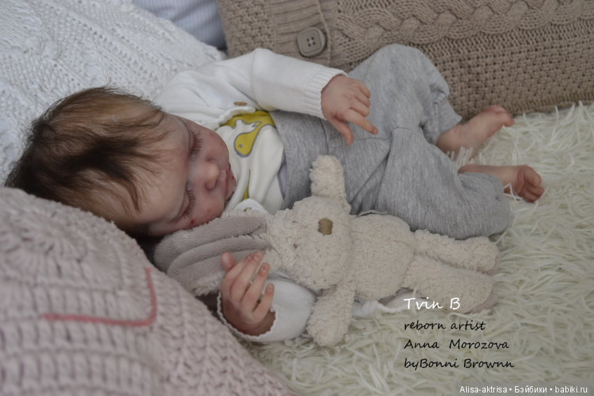 Родился один из близнецов Твинчик "Б".Ждем Твинчика"А". Кукла реборн Анны Морозовой