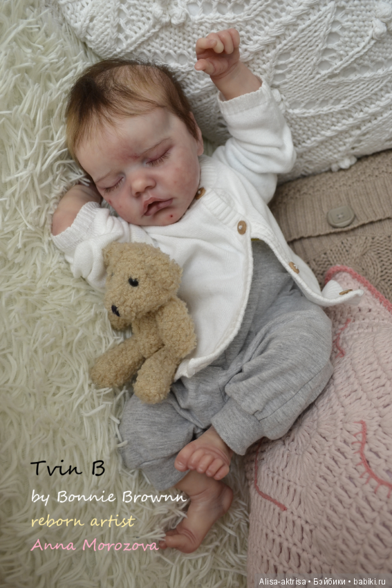 Родился один из близнецов Твинчик "Б".Ждем Твинчика"А". Кукла реборн Анны Морозовой