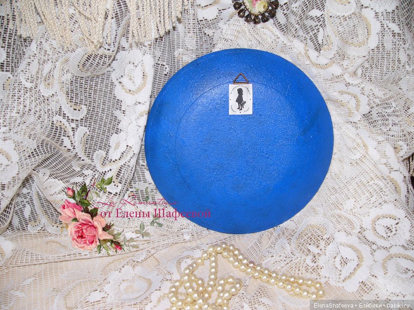 Декоративные тарелки с антикварными куклами. Моя новая работа (фото 7)