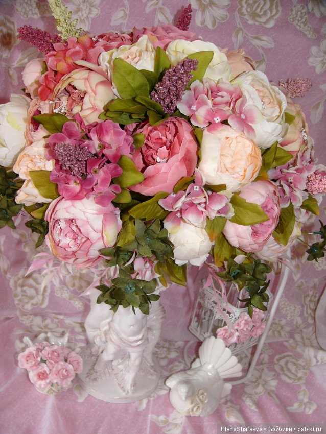 Интерьерная композиция с Ангелами "ВЕСНА В ПАРИЖЕ"