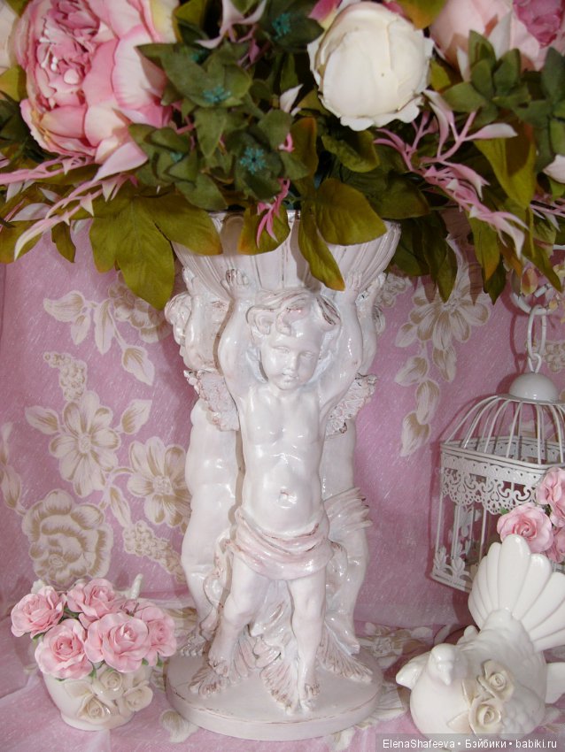 Интерьерная композиция с Ангелами "ВЕСНА В ПАРИЖЕ" (фото 4)