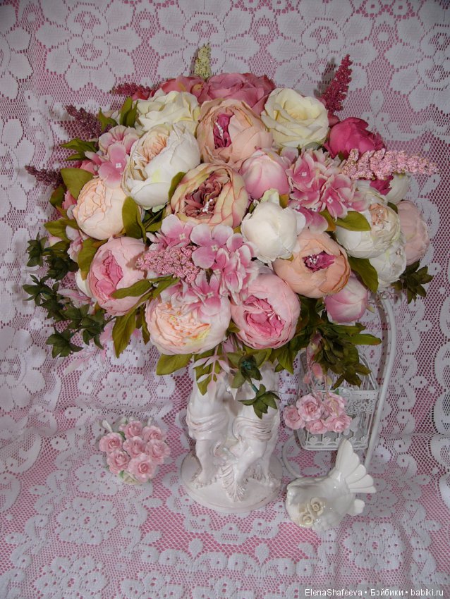 Интерьерная композиция с Ангелами "ВЕСНА В ПАРИЖЕ"