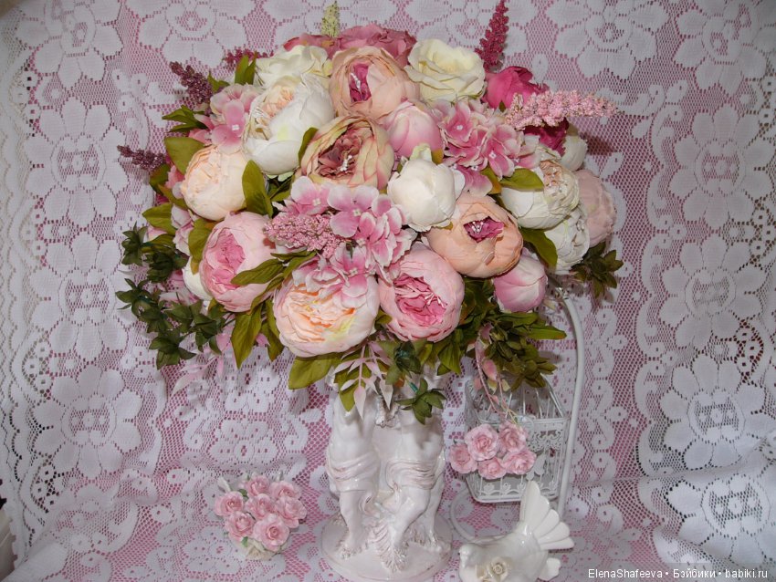 Интерьерная композиция с Ангелами "ВЕСНА В ПАРИЖЕ"