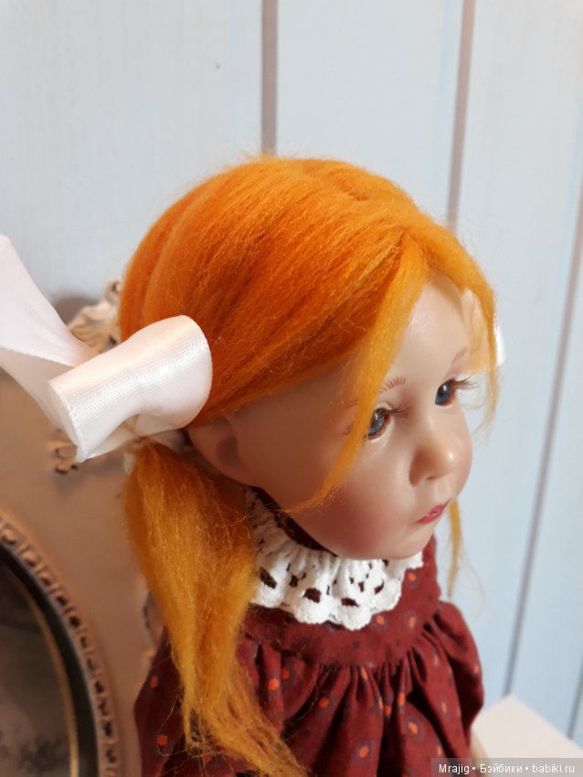 Парик для Мицци — Волосы и парики для кукол: МК (фото 3)