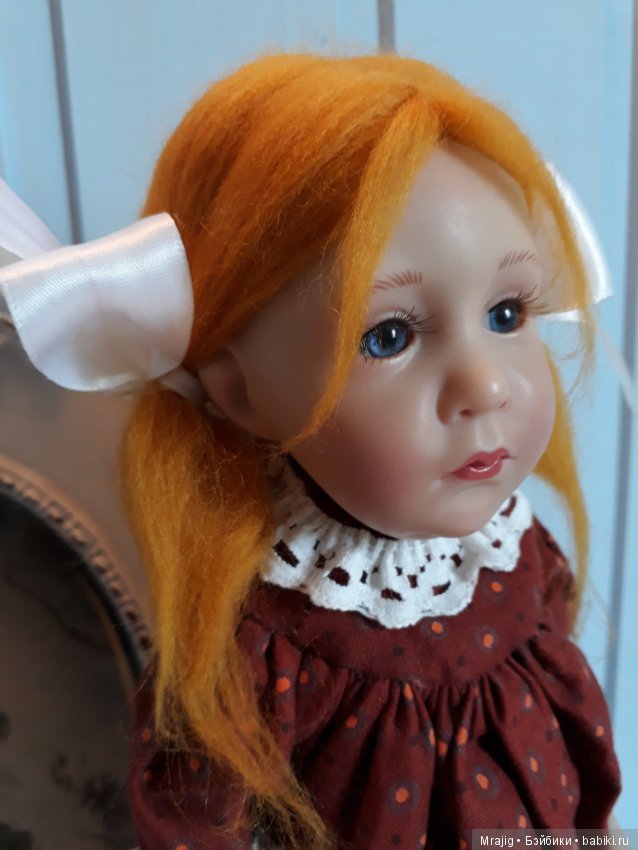 Парик для Мицци — Волосы и парики для кукол: МК (фото 4)
