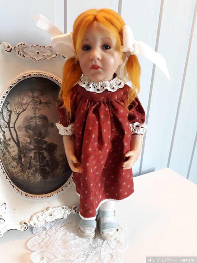 Парик для Мицци — Волосы и парики для кукол: МК