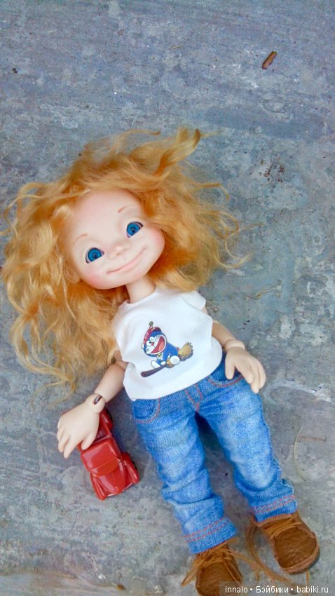 Прогулка малышей — Авторские шарнирные куклы своими руками: лепка