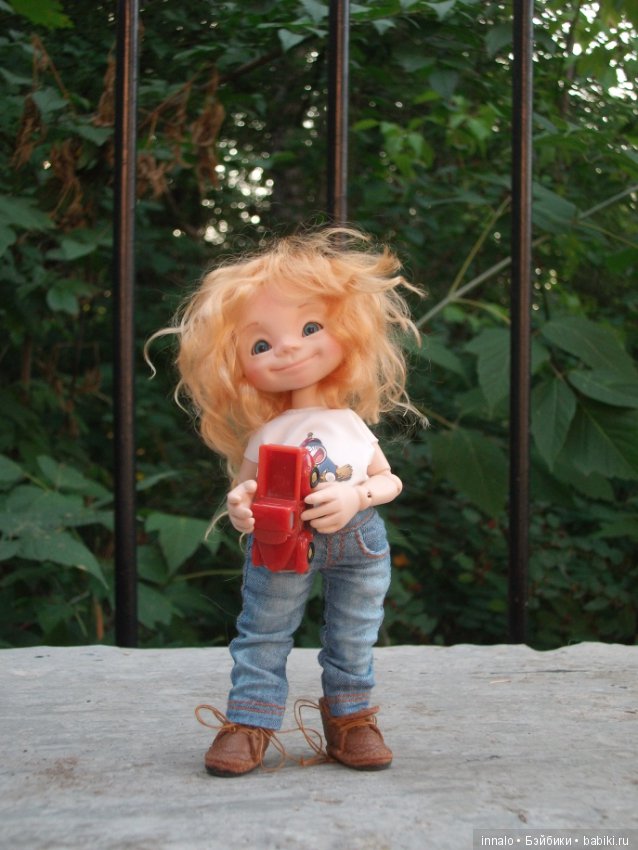 Прогулка малышей — Авторские шарнирные куклы своими руками: лепка (фото 9)