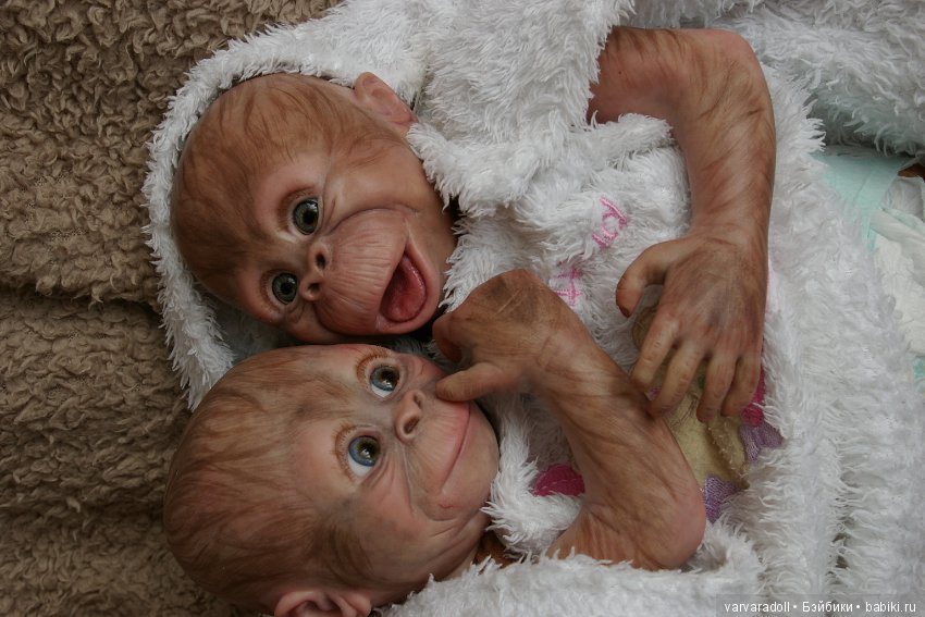 Обезьянки Bindi и Binki в моем исполнении