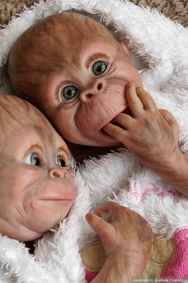 Обезьянки Bindi и Binki в моем исполнении