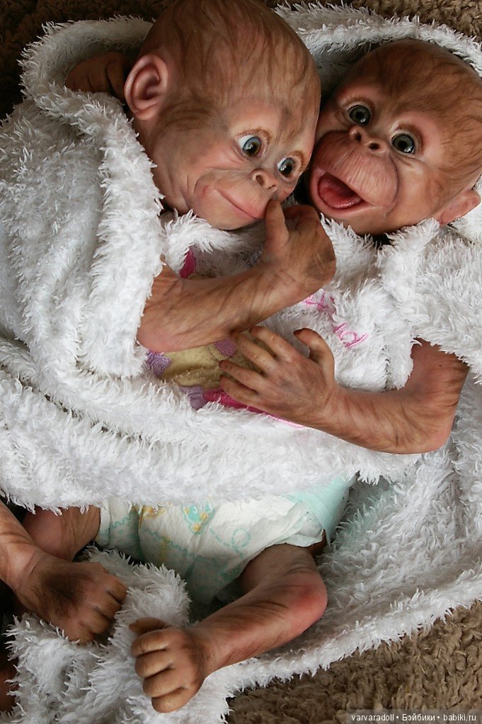 Обезьянки Bindi и Binki в моем исполнении