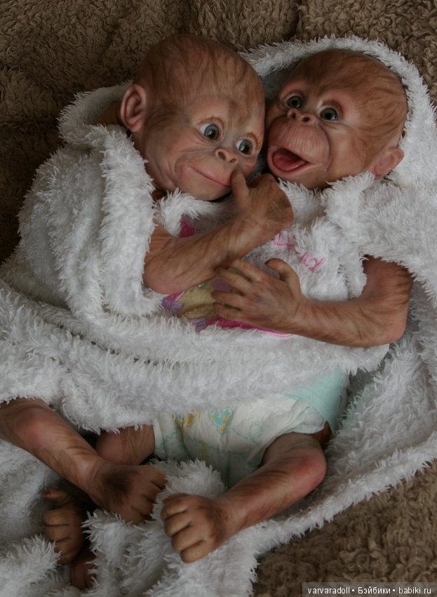 Обезьянки Bindi и Binki в моем исполнении