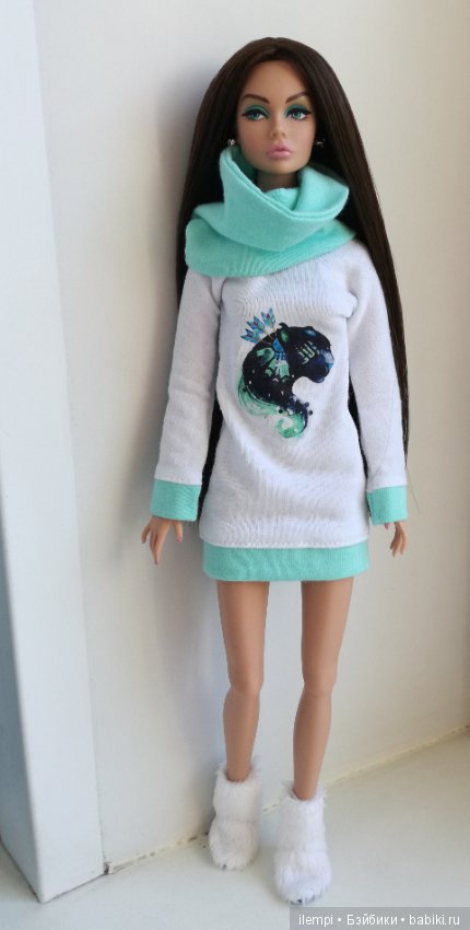 Перепрошитая мятная Poppy Parker (фото 4)