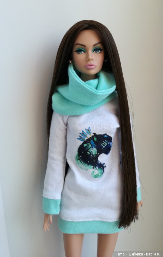 Перепрошитая мятная Poppy Parker (фото 3)