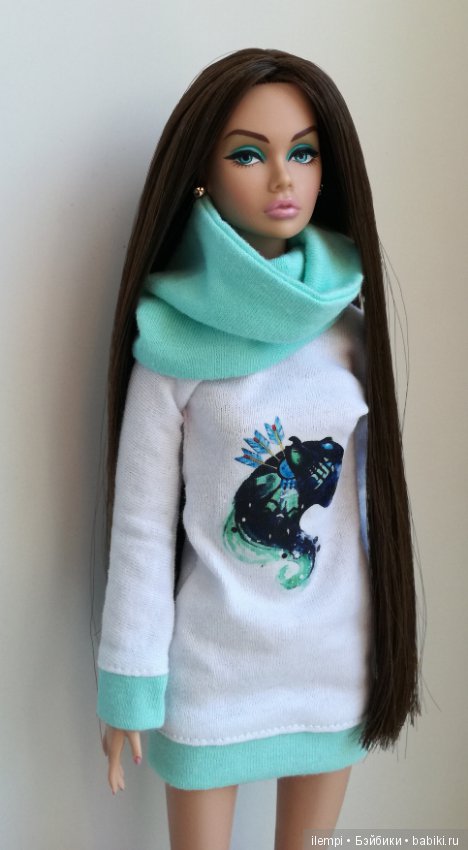 Перепрошитая мятная Poppy Parker (фото 2)