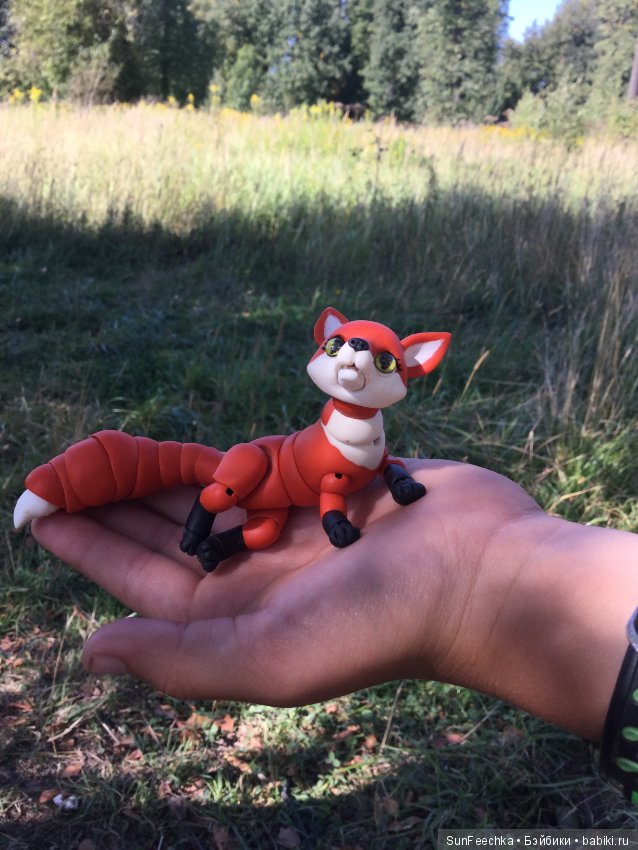 Дружочек на ладошке или карманная лисичка Маруся (фото 10)