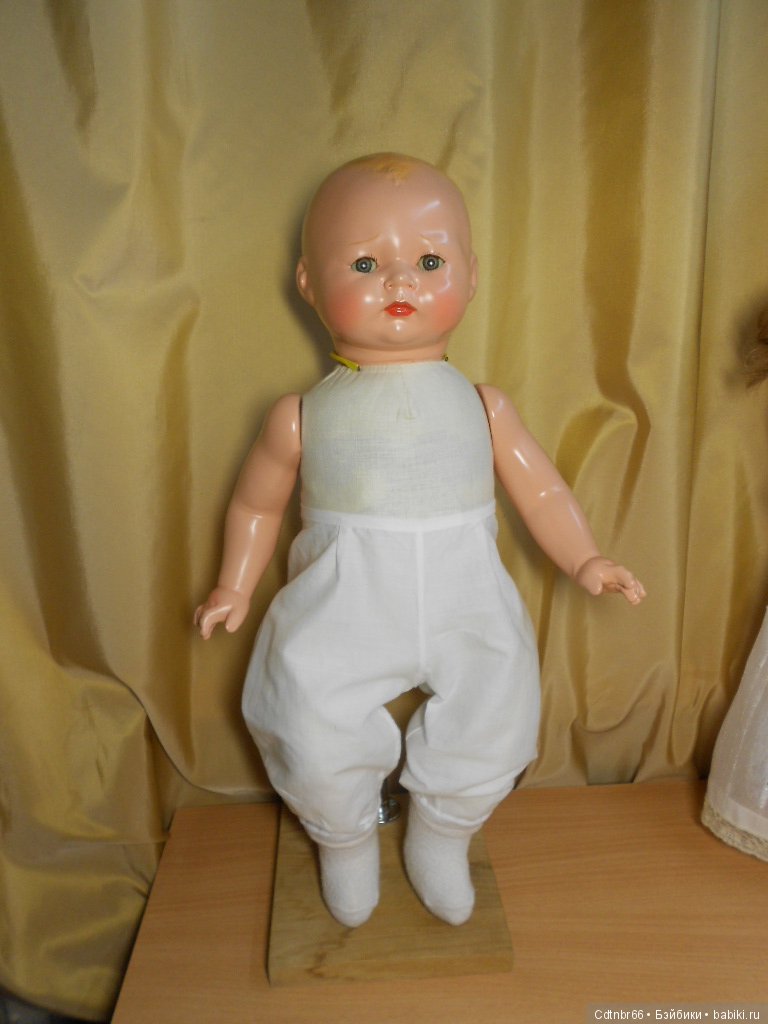 Губки бантиком, бровки домиком... Огромное спасибо Shvetko Светлана за антикварного малыша из США (фото 9)