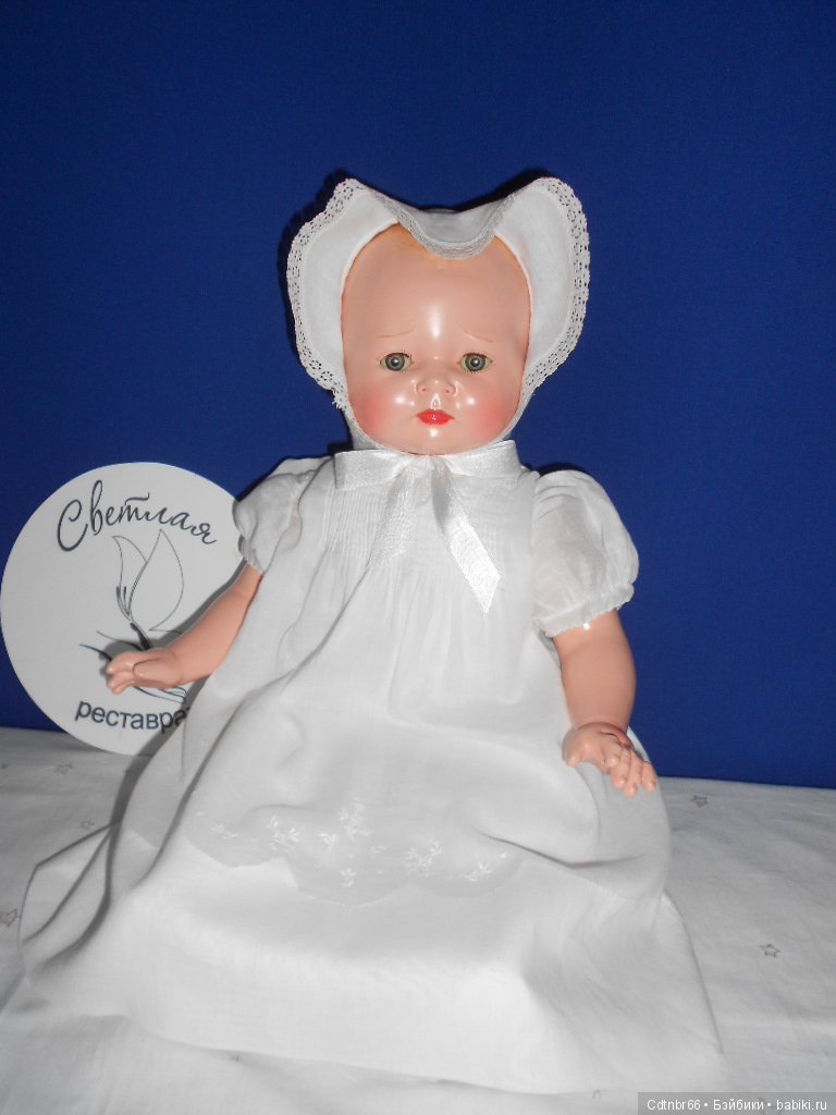 Губки бантиком, бровки домиком... Огромное спасибо Shvetko Светлана за антикварного малыша из США