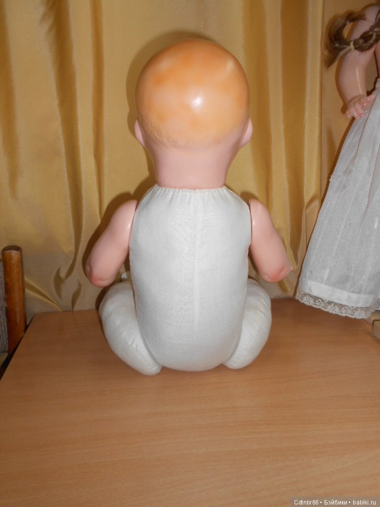 Губки бантиком, бровки домиком... Огромное спасибо Shvetko Светлана за антикварного малыша из США (фото 8)