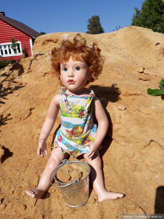 Каролина на даче — Куклы Beatrice Perini (Беатрис Перини): эмоциональные дети