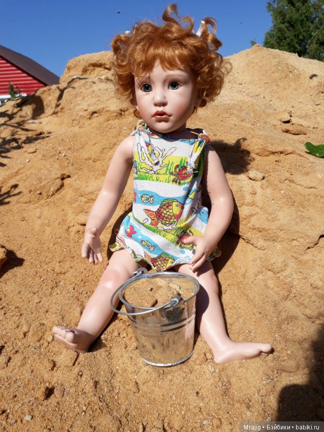 Каролина на даче — Куклы Beatrice Perini (Беатрис Перини): эмоциональные дети
