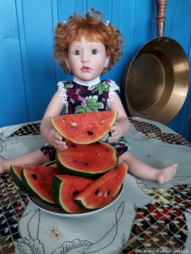 Каролина на даче — Куклы Beatrice Perini (Беатрис Перини): эмоциональные дети (фото 10)