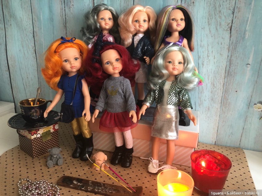 Разноцветные подружки Paola Reina