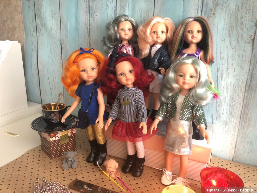 Разноцветные подружки Paola Reina