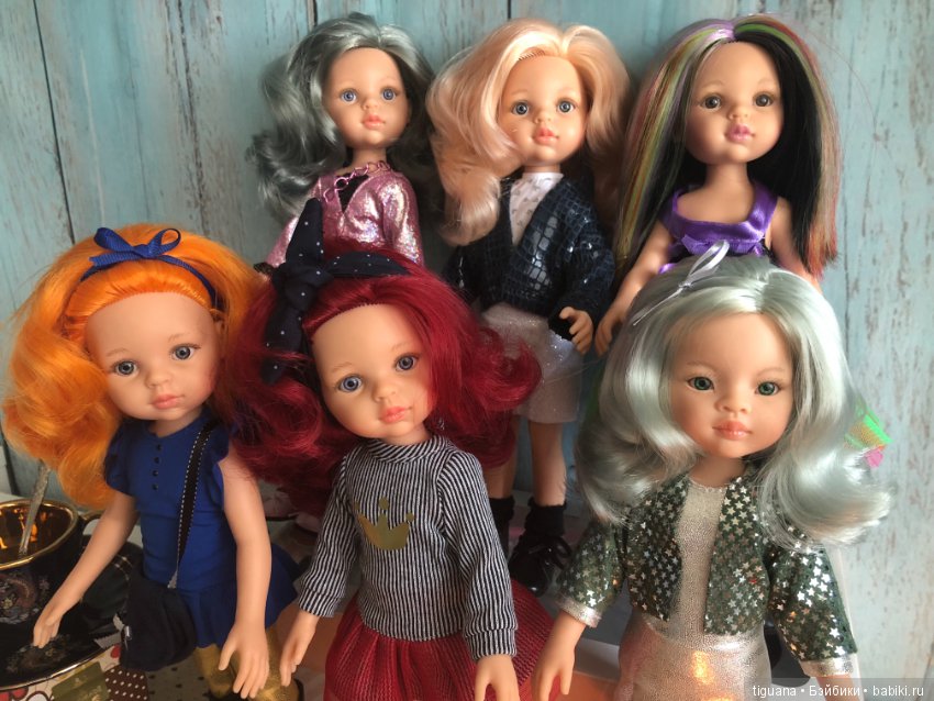 Разноцветные подружки Paola Reina