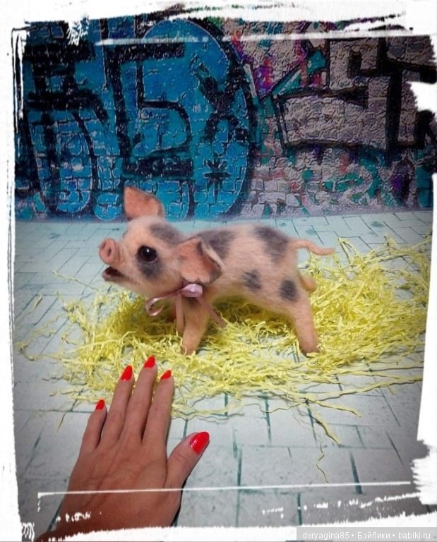 Поросёнок, символ 2019 года (фото 9)