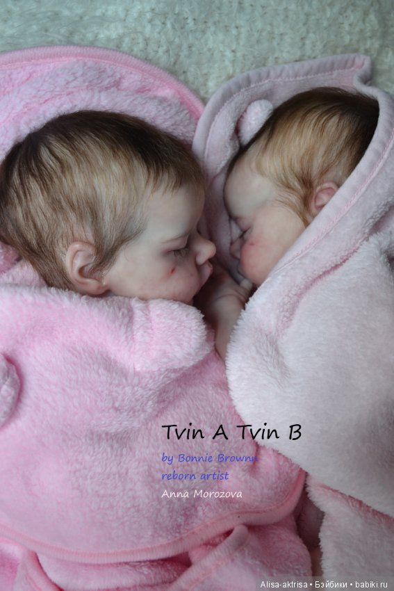Tvin A и Tvin B - близняшки умиляшки. Куклы реборн Анны Морозовой. Часть 2