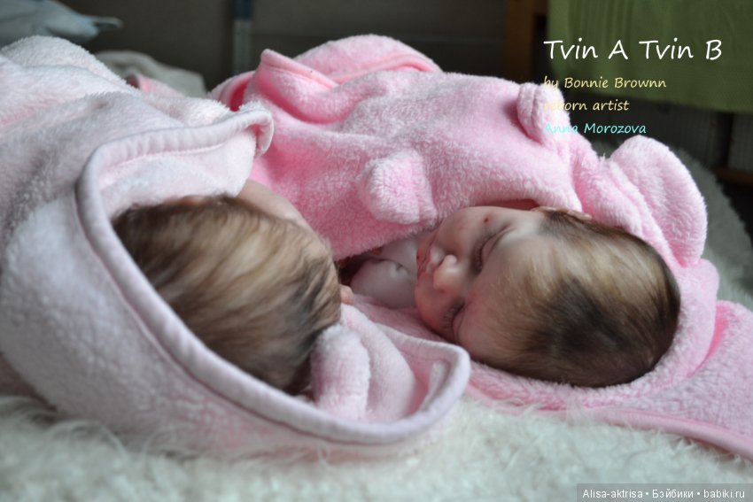 Tvin A и Tvin B - близняшки умиляшки. Куклы реборн Анны Морозовой. Часть 2