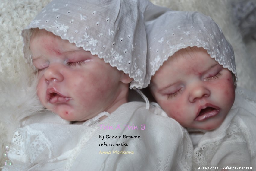 Tvin A и Tvin B - близняшки умиляшки. Куклы реборн Анны Морозовой. Часть 2