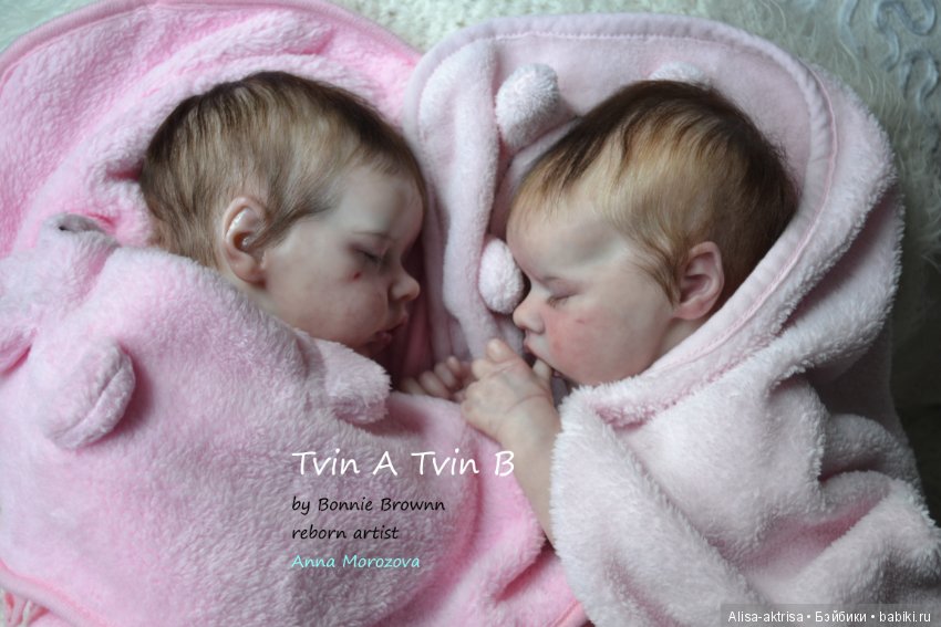 Tvin A и Tvin B - близняшки умиляшки. Куклы реборн Анны Морозовой. Часть 2