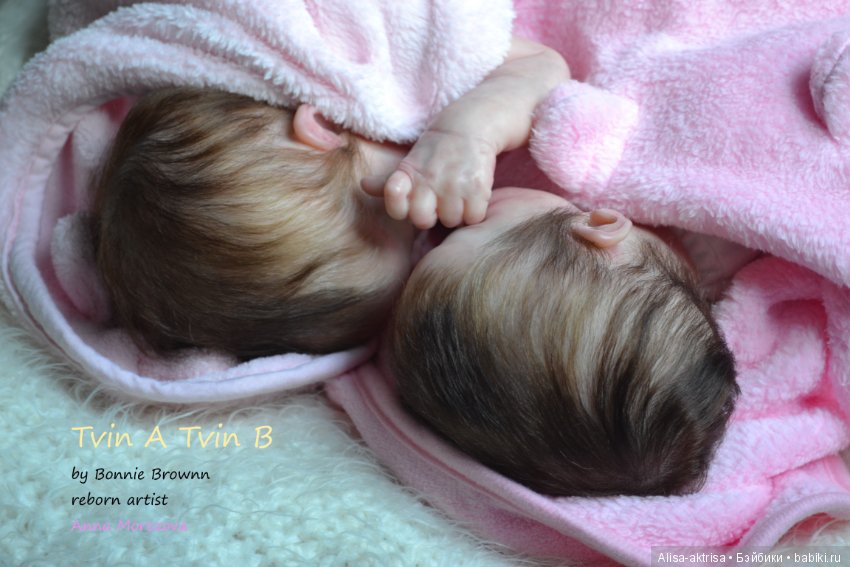 Tvin A и Tvin B - близняшки умиляшки. Куклы реборн Анны Морозовой. Часть 2