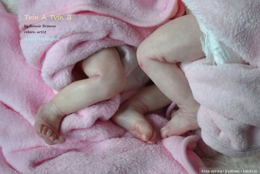 Tvin A и Tvin B - близняшки умиляшки. Куклы реборн Анны Морозовой. Часть 2