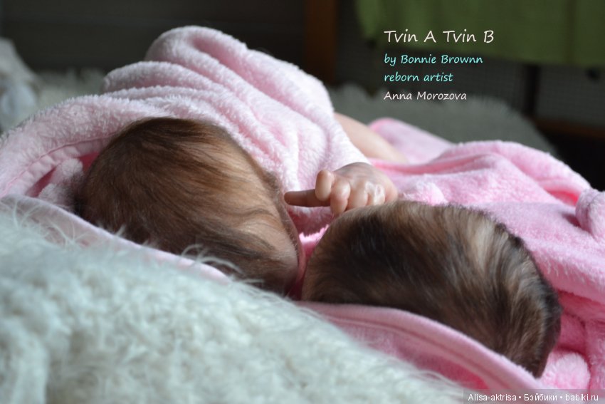 Tvin A и Tvin B - близняшки умиляшки. Куклы реборн Анны Морозовой. Часть 2