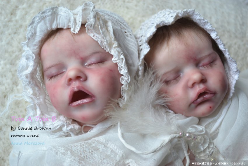 Tvin A и Tvin B - близняшки умиляшки. Куклы реборн Анны Морозовой. Часть 2 (фото 7)
